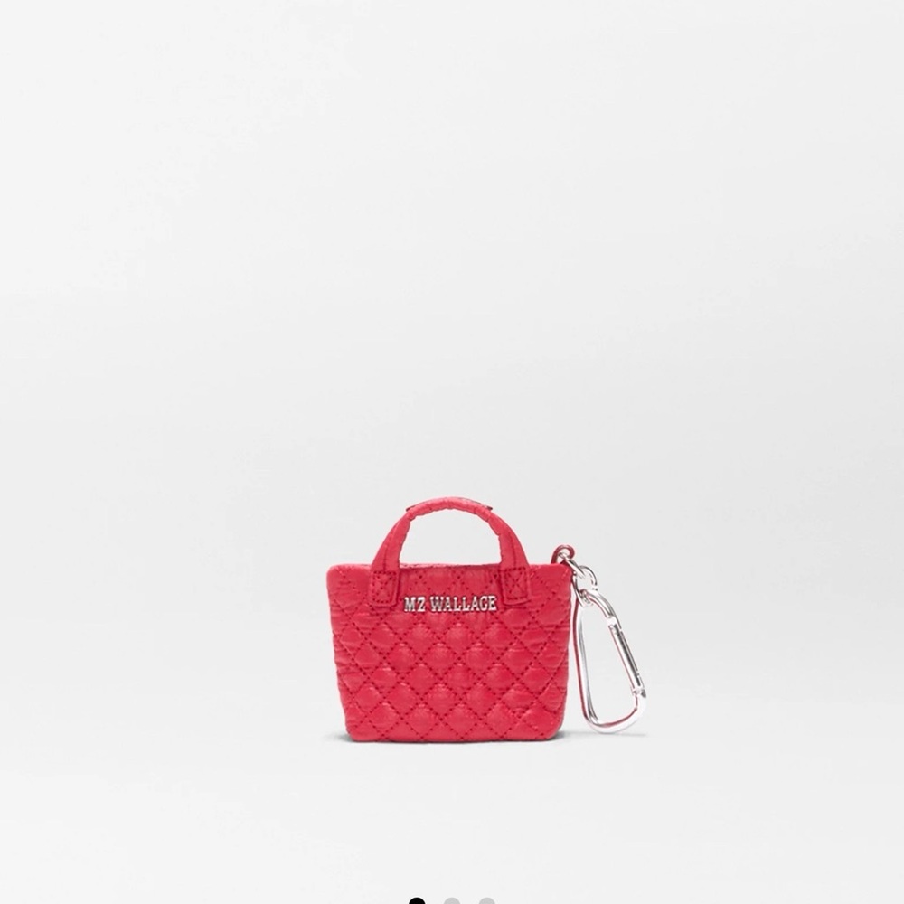 MZ Wallace Apple Platinum Gift Tiny Tote